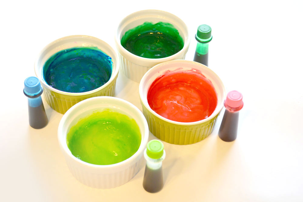 Make your own finger paint creative kids activity
