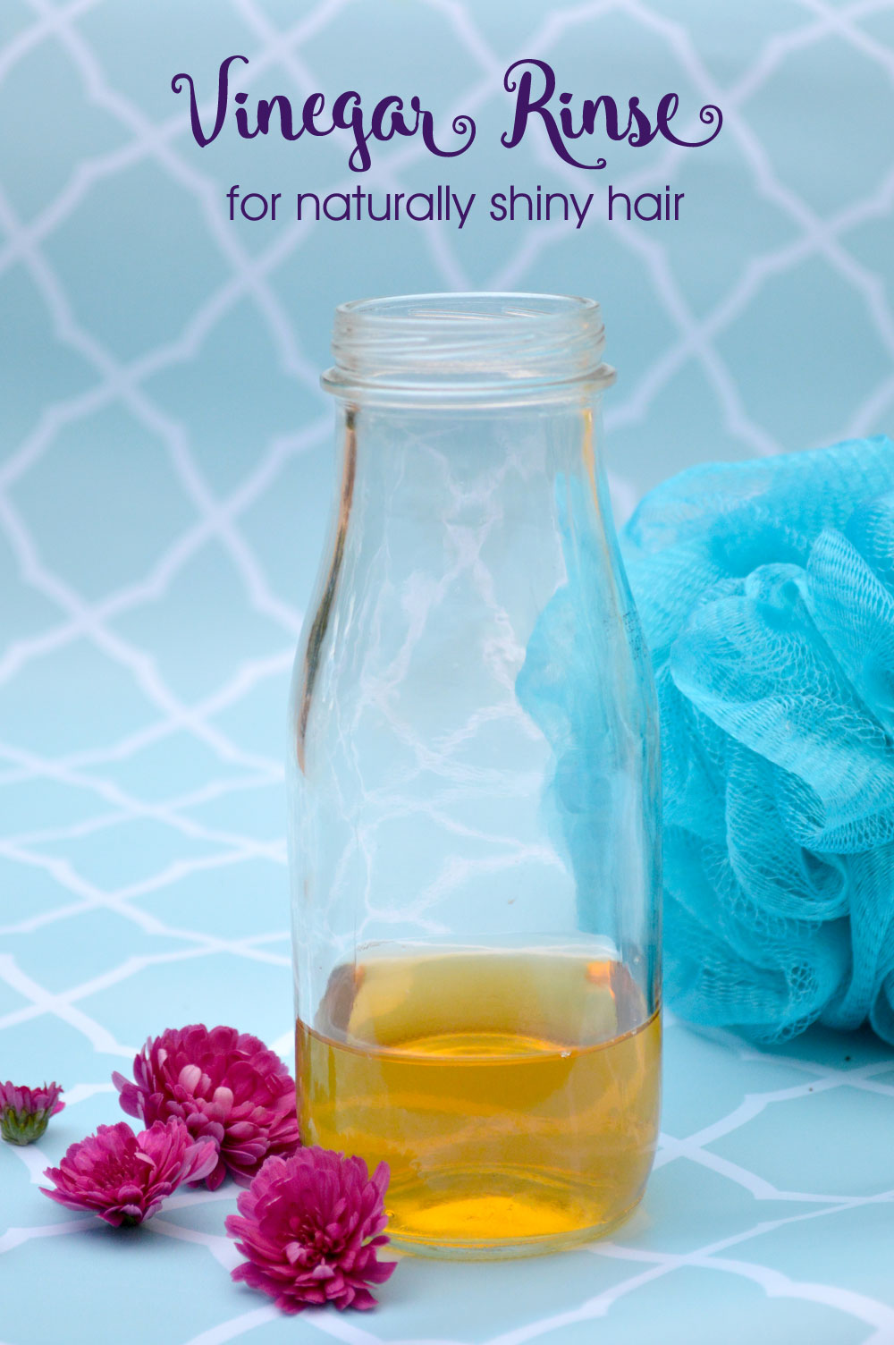 Vinegar Rinse for Shiny Hair - Mommy Scene Natural Hygiene Tips