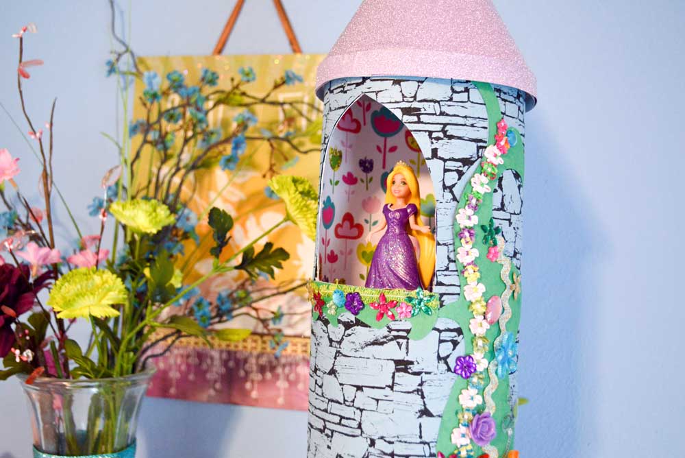 Creative Rapunzel Tower kids craft
