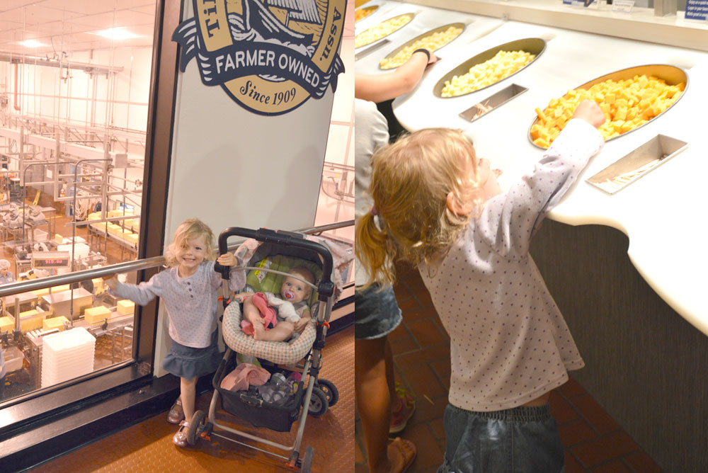 Oregon Family Vacation with Toddlers Tillamook Cheese Factory