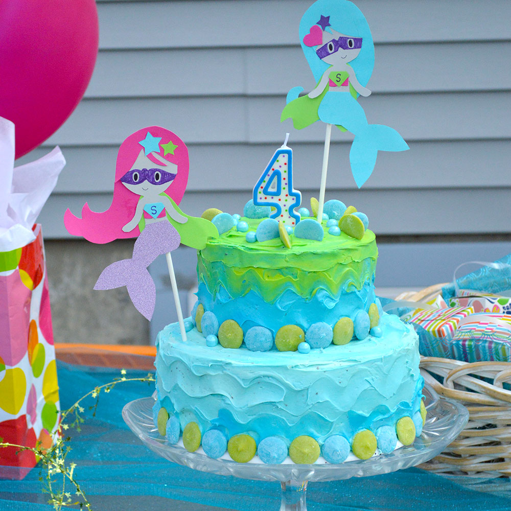 Superhero-Mermaid Kid’s Birthday Party