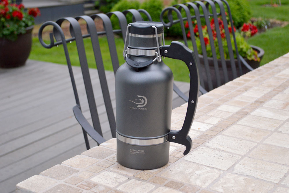 Keep beer fresh with DrinkTanks personal growler - Mommy Scene review
