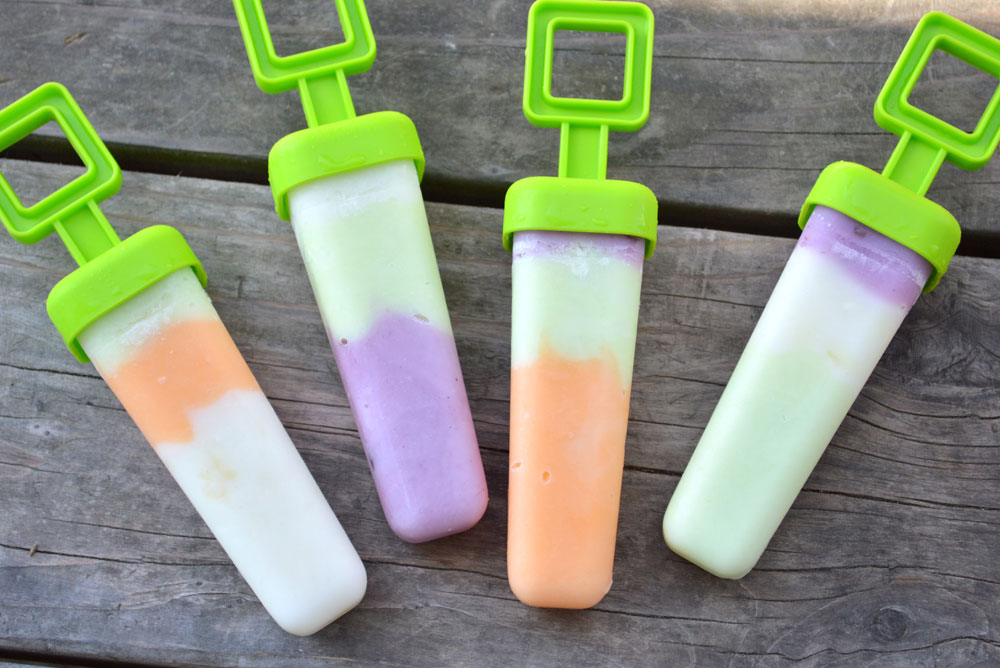 homemade yogurt popsicles healthy kids snacks
