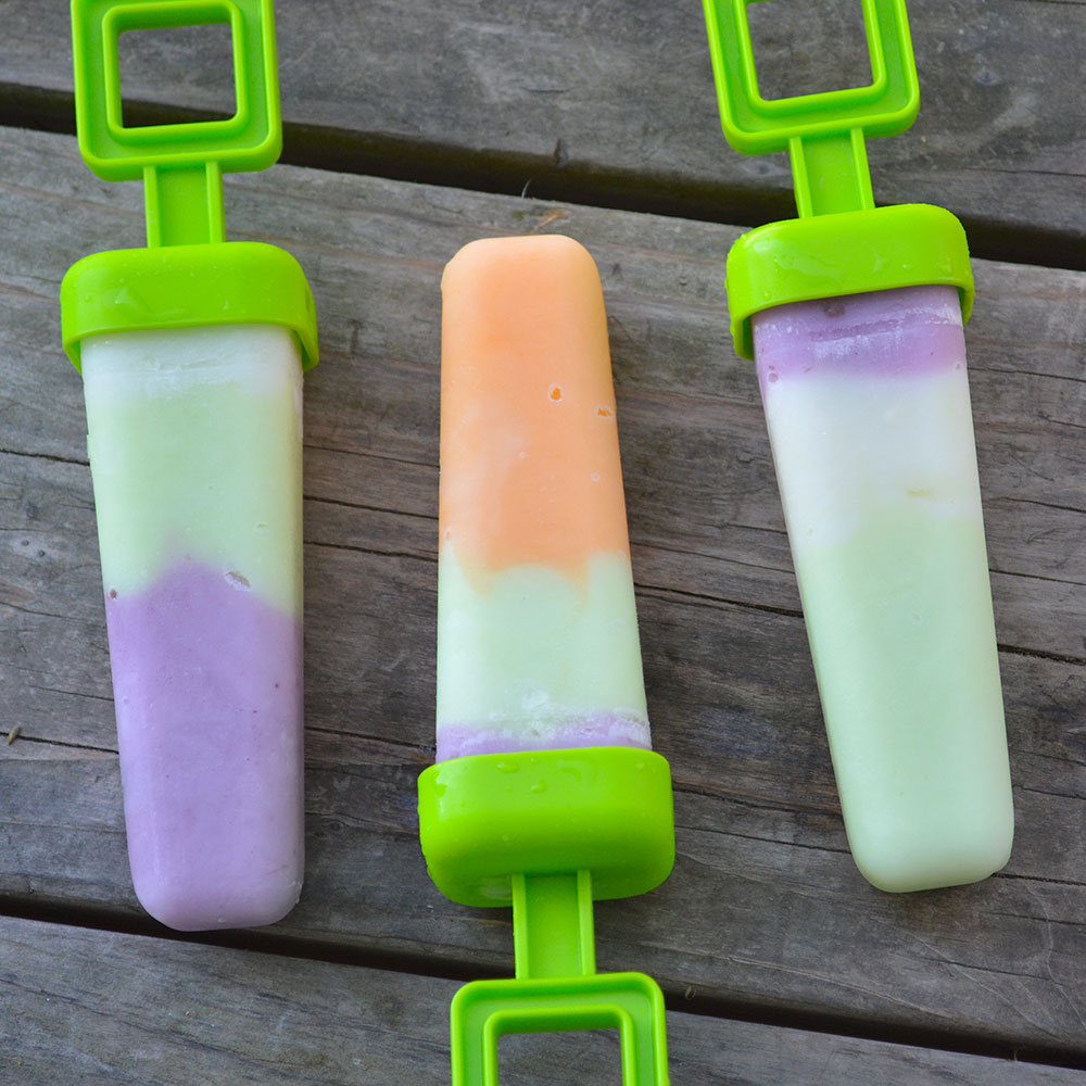 Homemade Frozen Yogurt Popsicles | Easy Family Snack Recipe