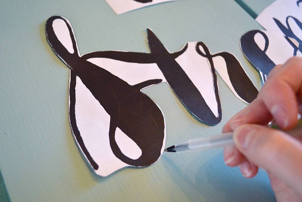 make homemade stencils for paint projects