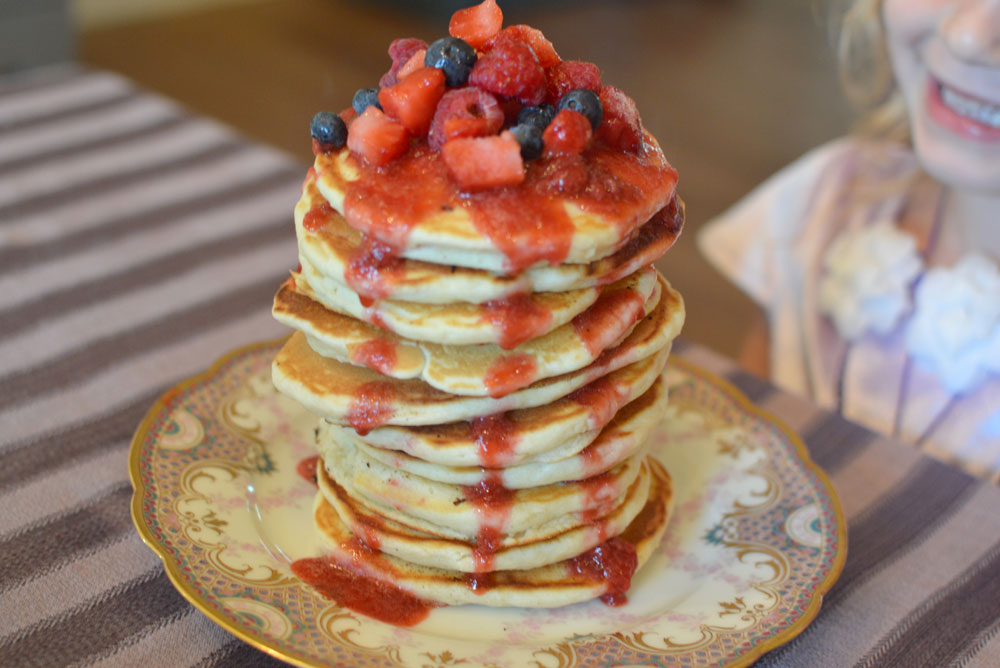 Disney's Sofia the First goldenberry pancakes kids activity