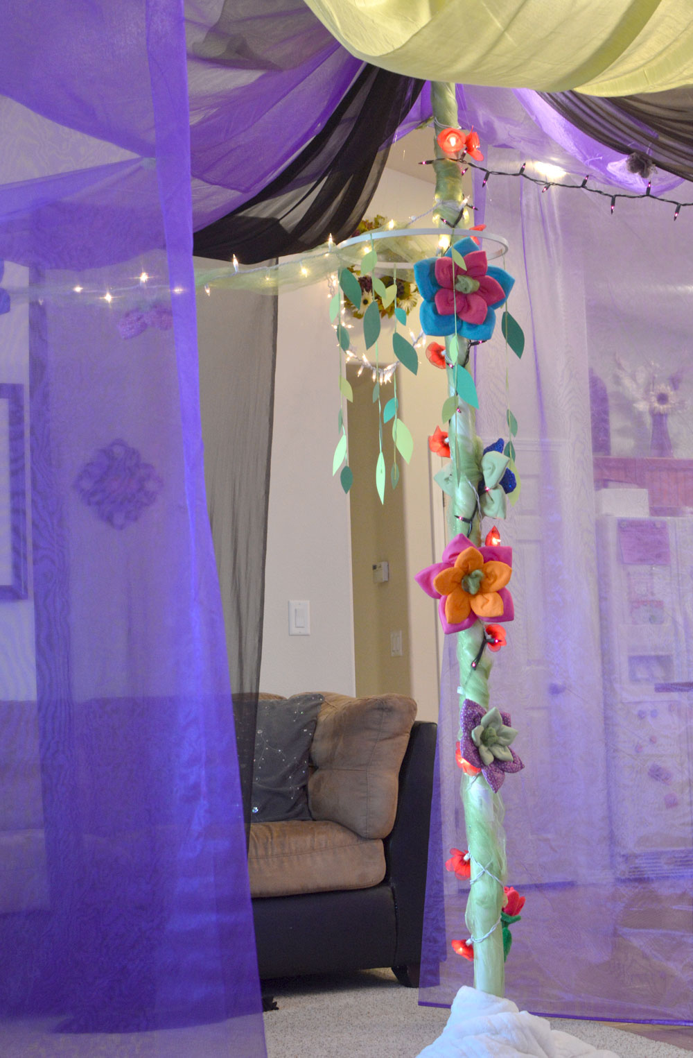 cloth flower party decorations fairy tent