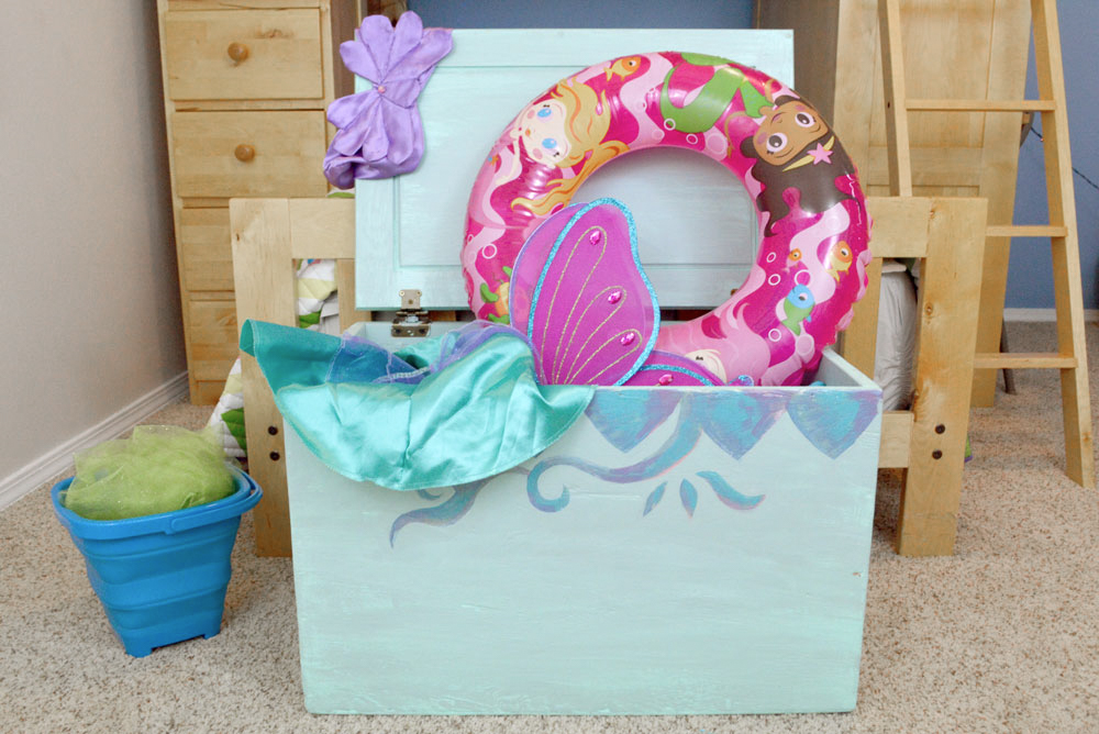 painted toy chest toddler girls bedroom cute ideas