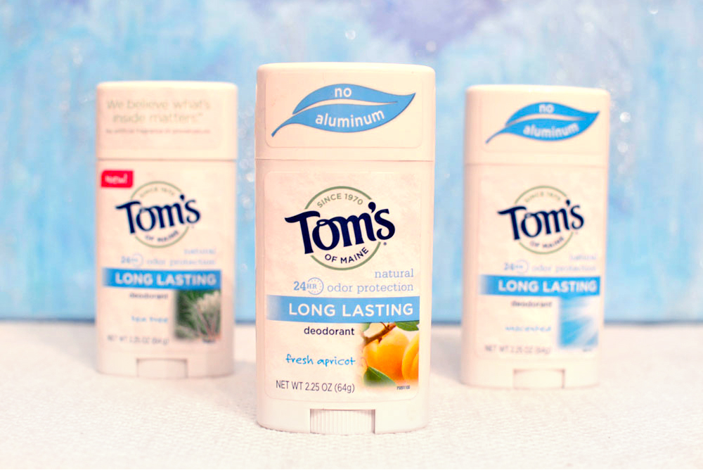 Stay Fresh Naturally with Tom's of Maine long lasting deodorant