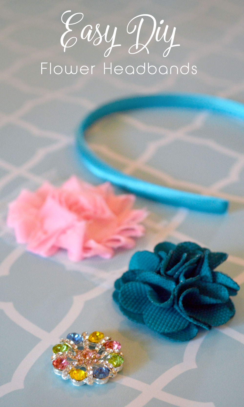 Easy DIY whimsical flower headbands - Mommy Scene