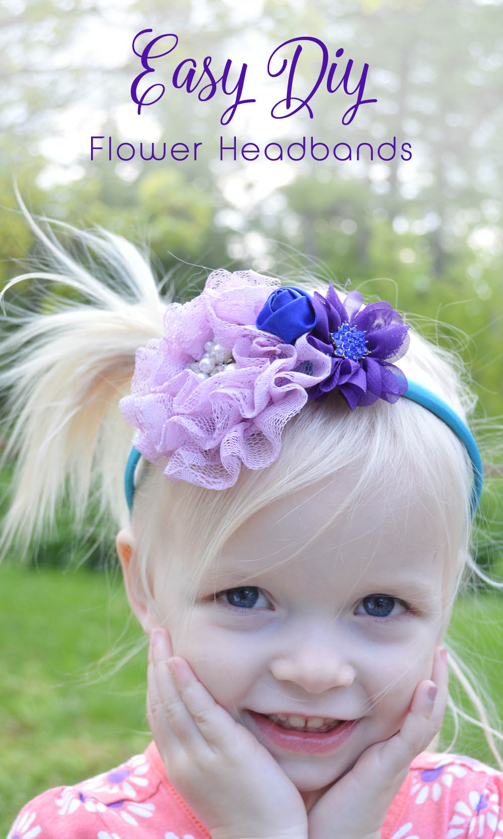 Cute DIY flower headbands - Mommy Scene