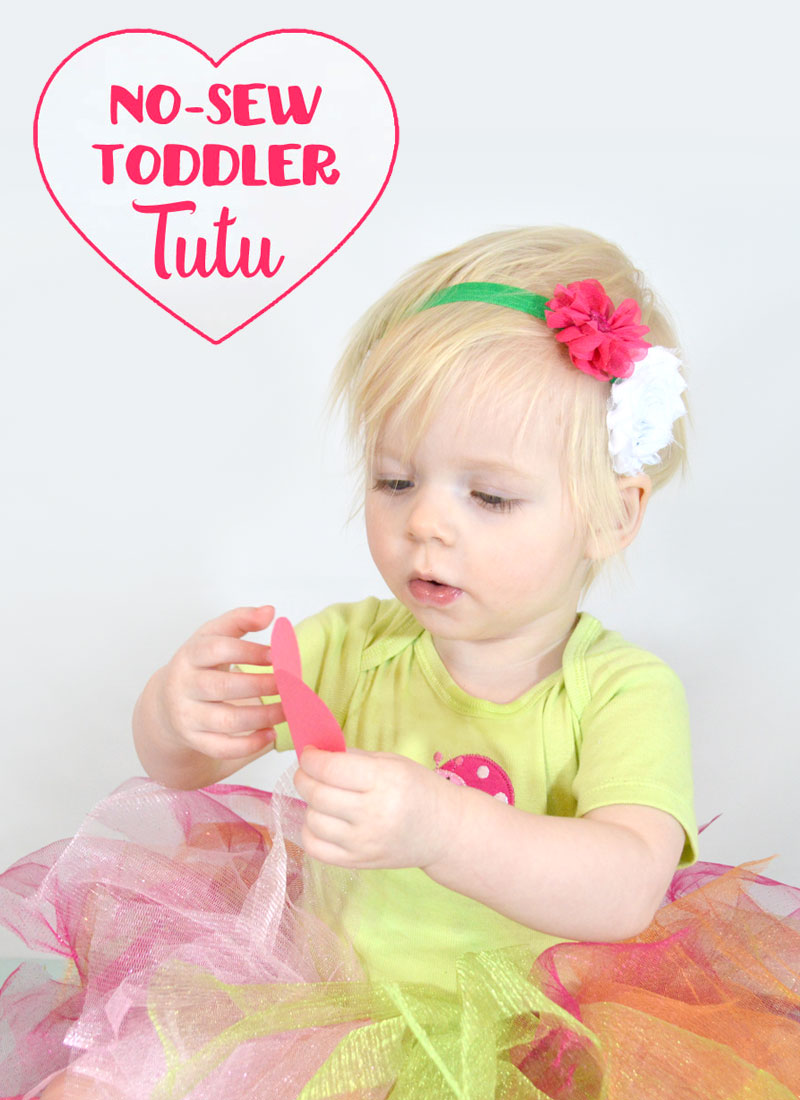 No Sew Toddler and Baby Tutu Easy Craft