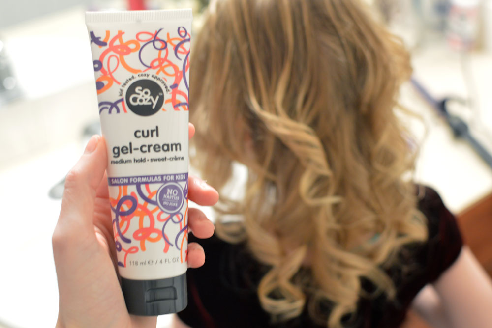 SoCozy Curl Gel-Cream for little girls with curls