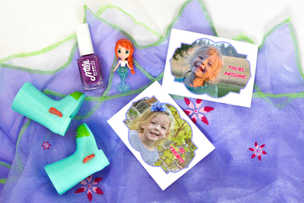 Make your own custom photo valentines for kids