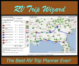 RV trip planning with the RV Trip Wizard