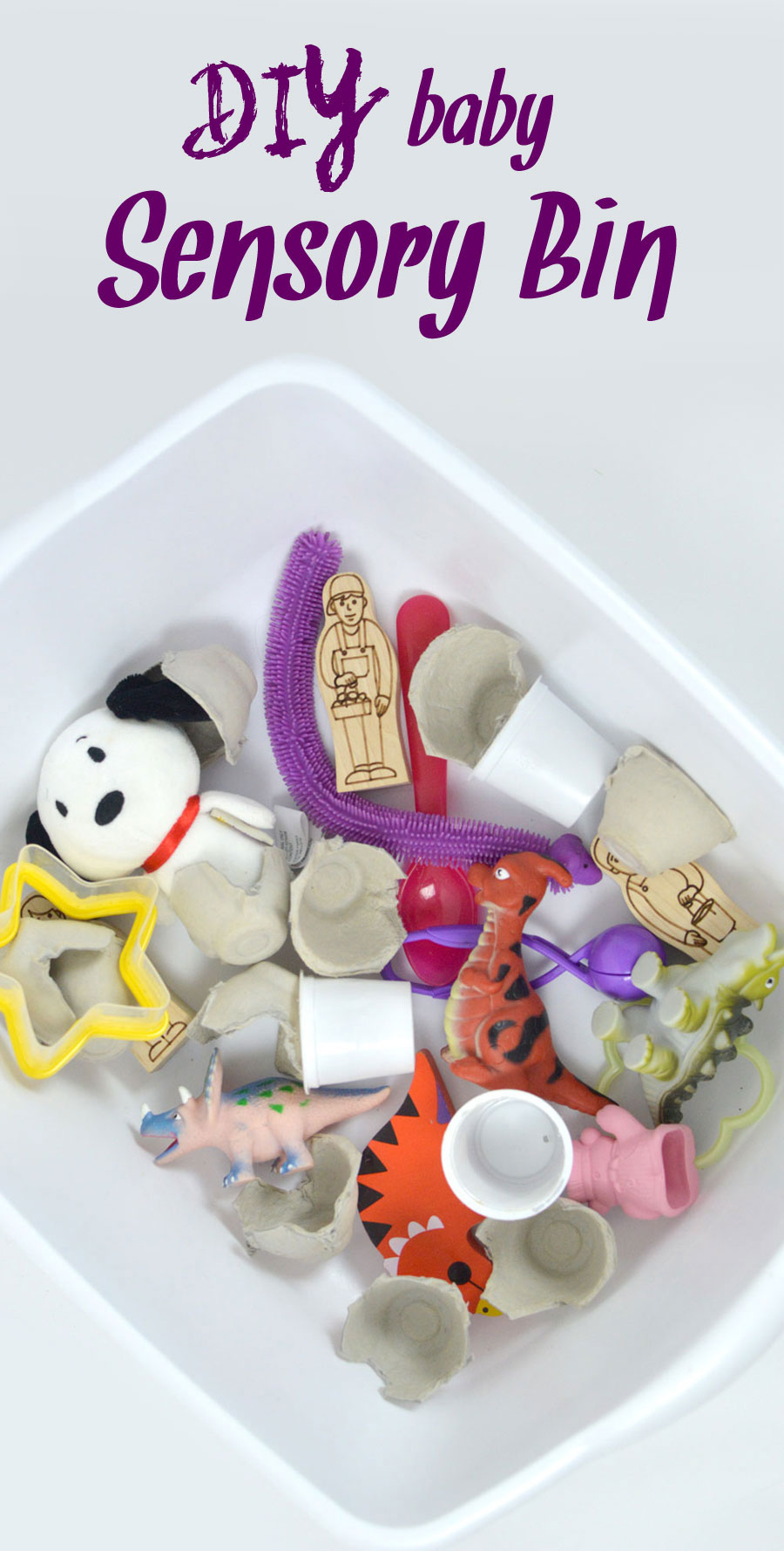 Easy DIY sensory box for babies and toddlers - Mommy Scene
