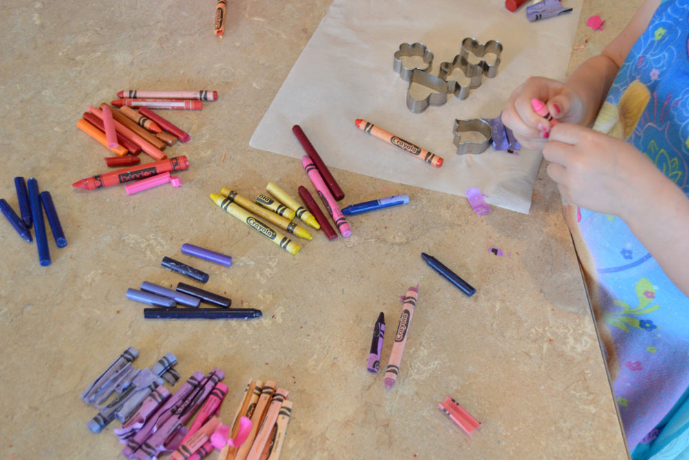 DIY crayon shapes kids' activity - Mommy Scene
