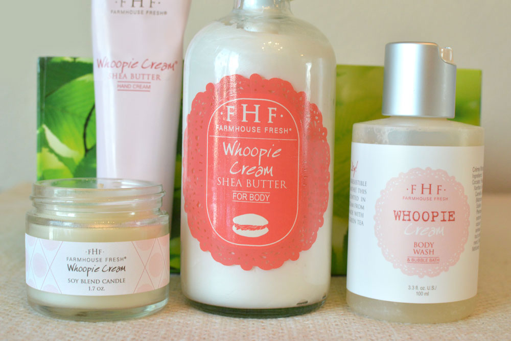 Farmhouse Fresh Whoopie Cream gift set and natural body products - Mommy Scene review