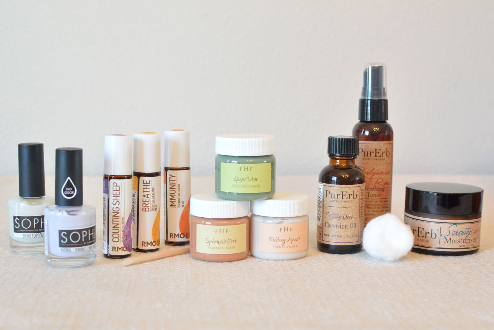 Natural beauty products, Sophi nail polich, Rocky Mountain Oils, Farmhouse Fresh, PurErb - Mommy Scene