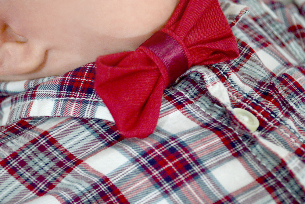 How to Make Baby Bow Ties using ribbon