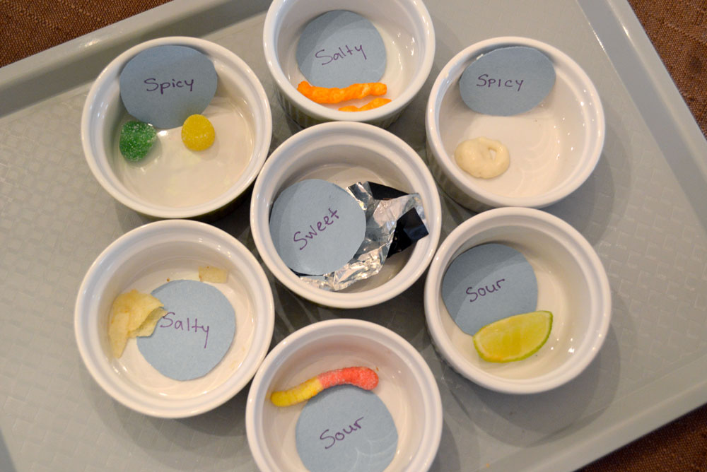 Preschool 5 Senses Taste Test for kids