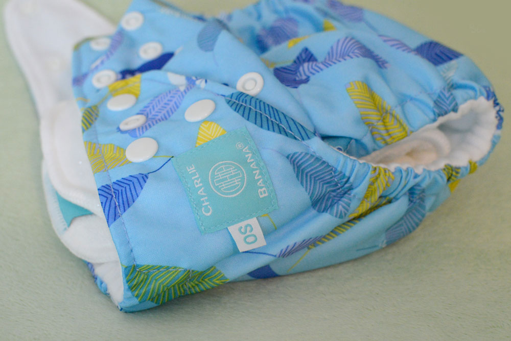 Charlie Banana Cloth Diapers cute feather pattern - Mommy Scene