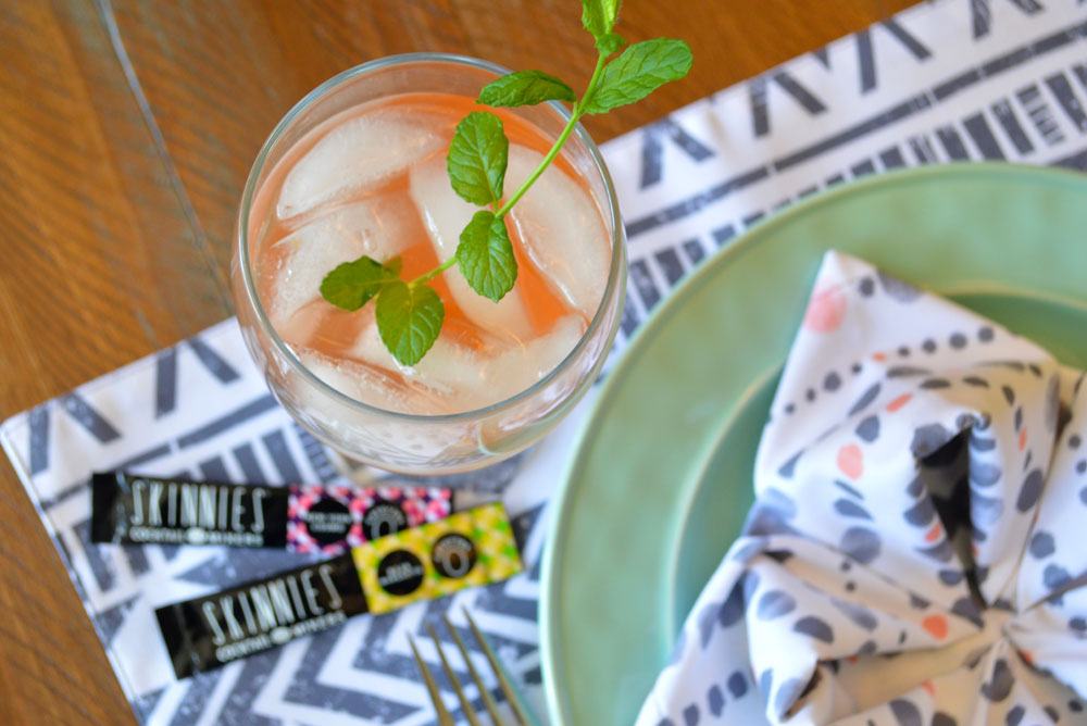 Mix up dinner party cocktails with RSVP Skinnies drink mixers - Mommy Scene