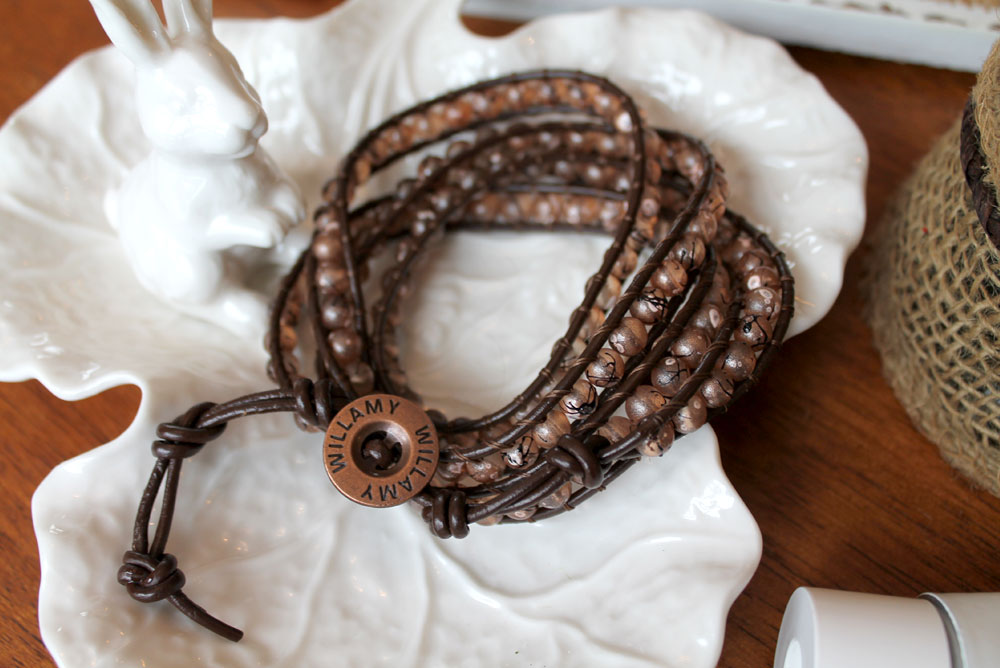 Gorgeous Williamy leather wrap bracelet - Mommy Scene