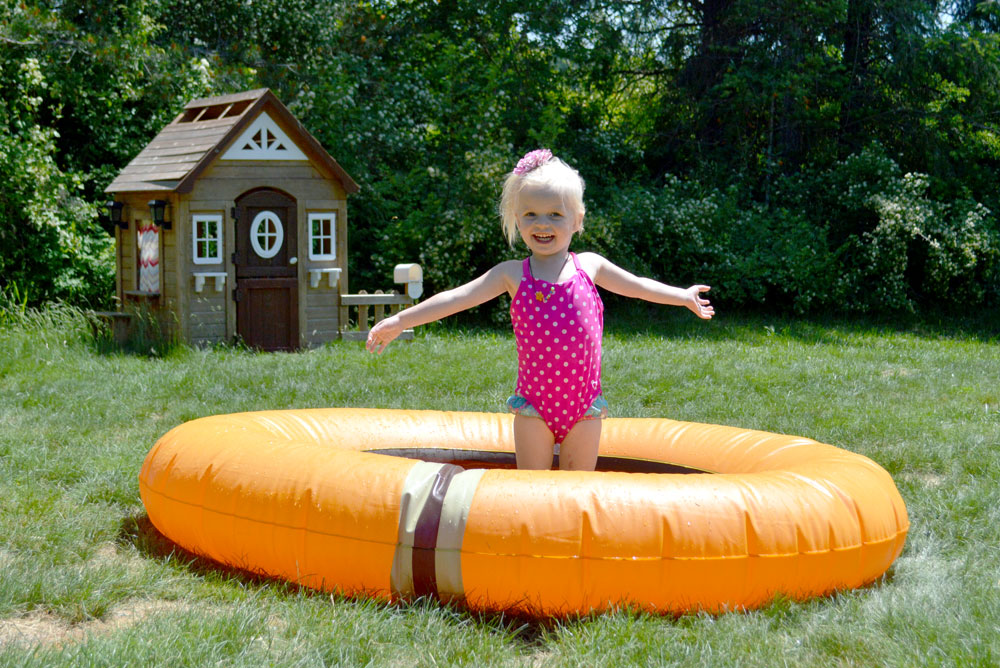 The Shrunks fun trampoline pool for kids