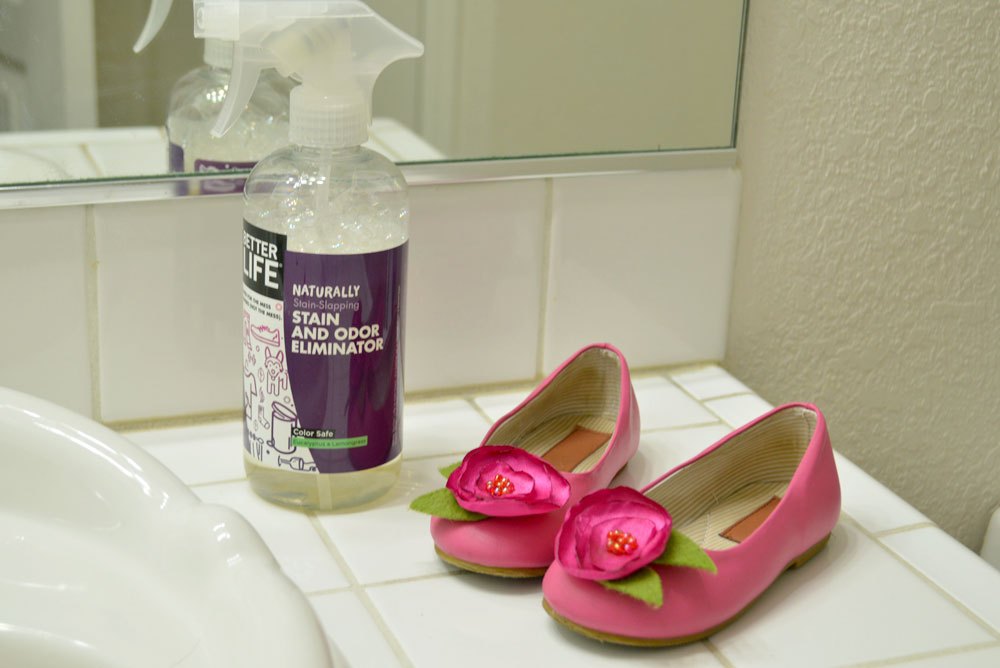 Treat stains on clothing and shoes with Better Life Stain Remover - Mommy Scene
