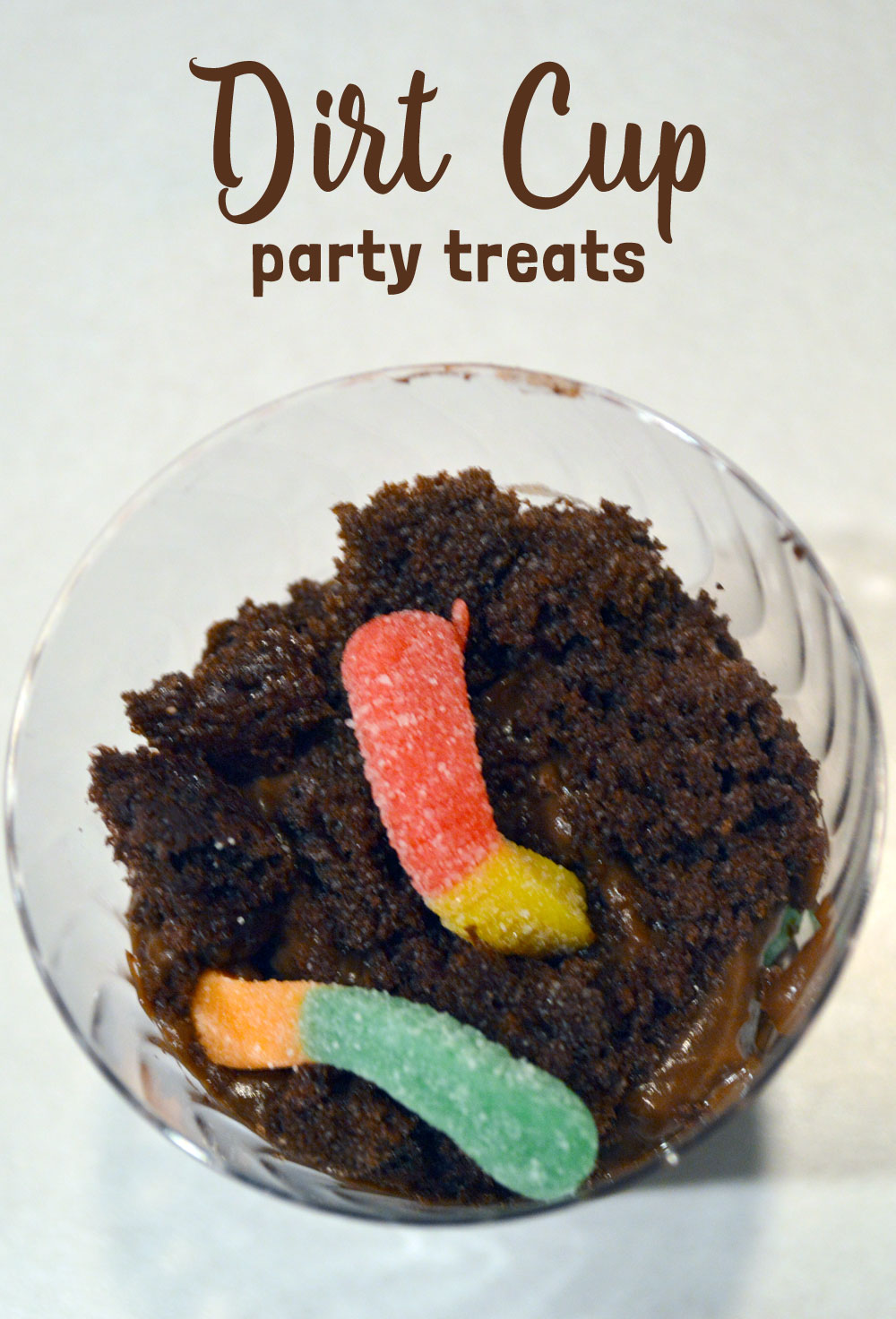 Dirt Cup creative kids party treats