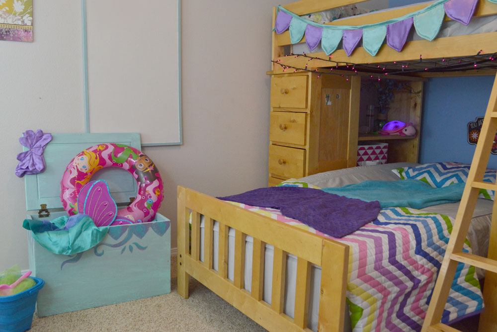 Mermaid Bedroom Redesign & Awesome Bunk Bed Solutions