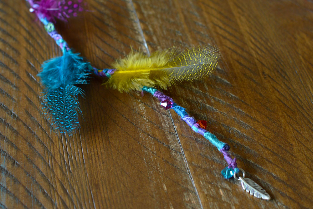 DIY Feather hair accessories for kids - Mother Natured
