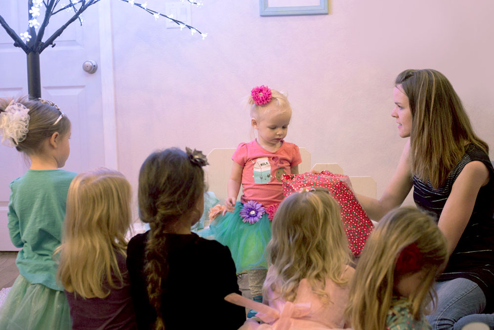 Cute toddler girl's Fairy Themed Birthday Party - Mommy Scene