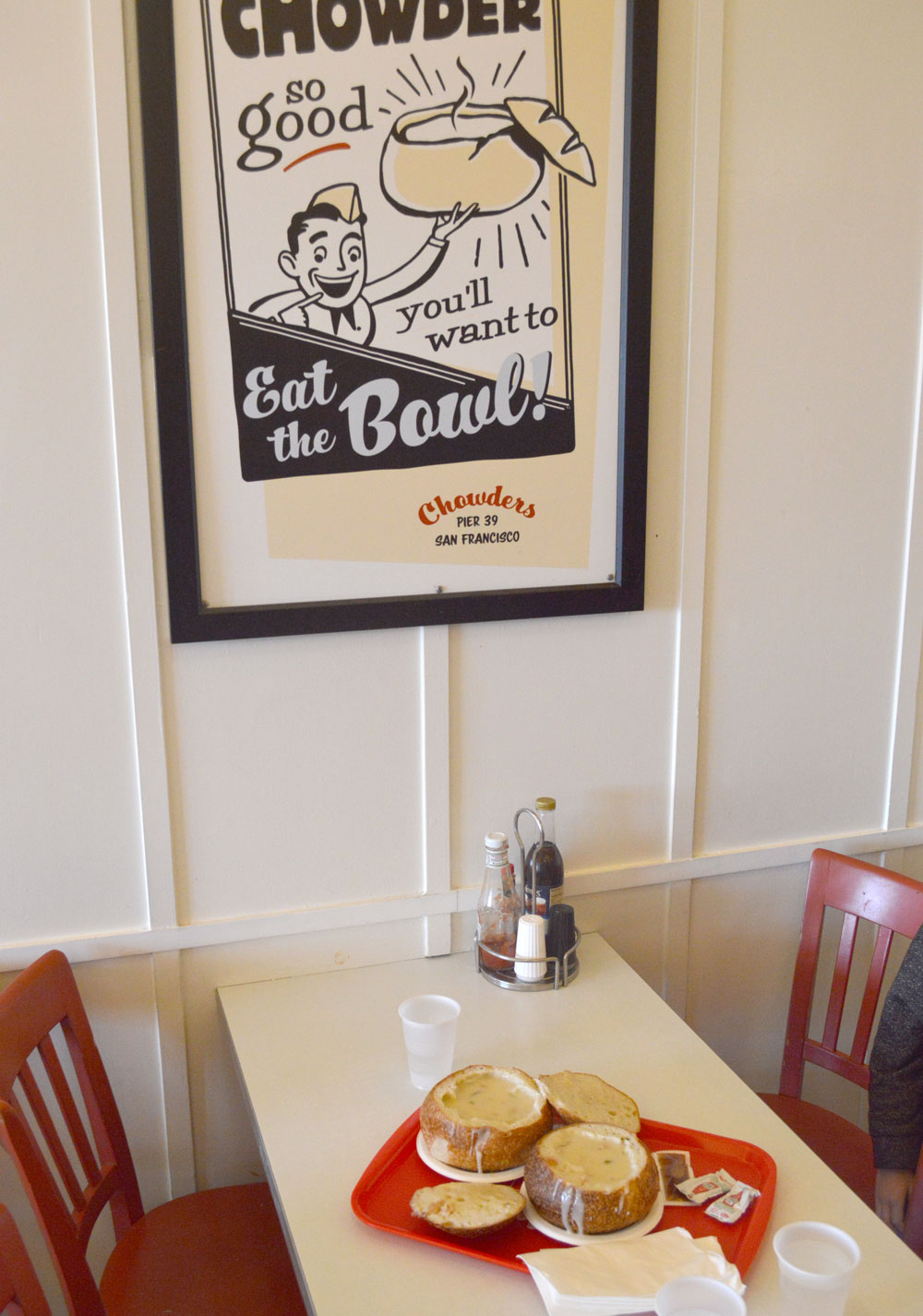 10 San Francisco activities with kids - Chowders clam chowder and sourdough bread