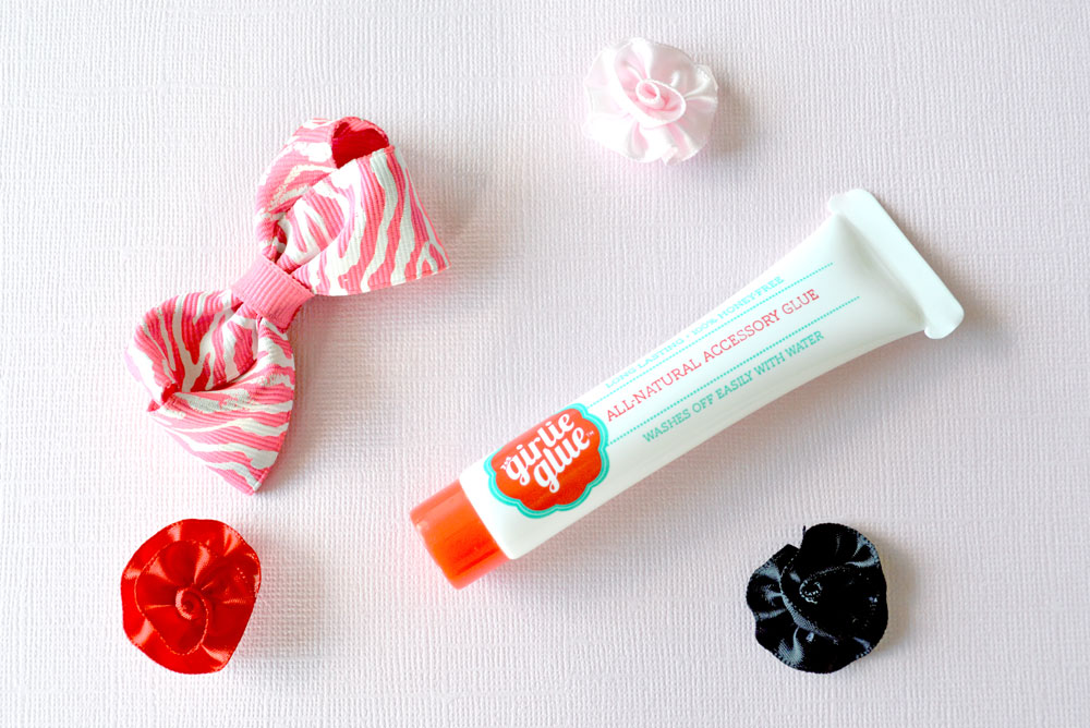 Girlie glue hair accessory glue made from natural ingredients