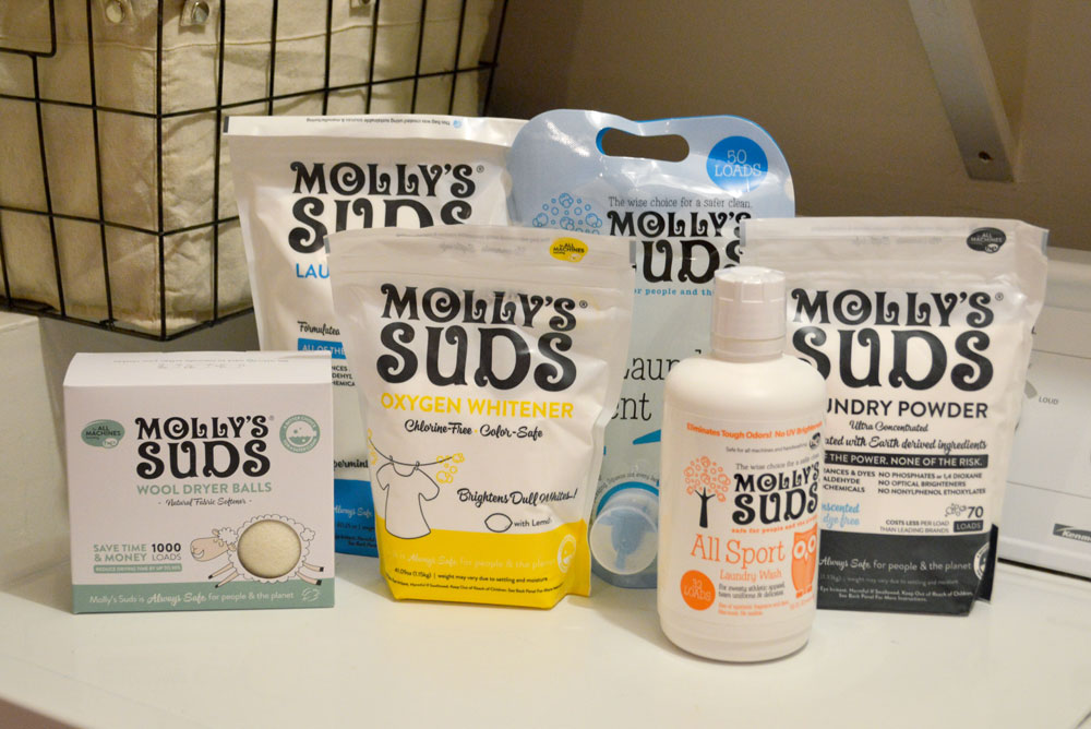Molly's Suds laundry products