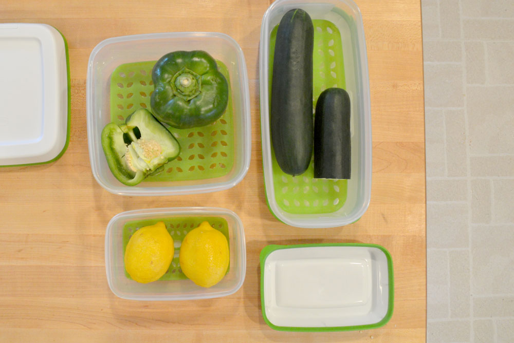 Rubbermaid FreshWorks product storage containers come in 3 sizes - Mommy Scene