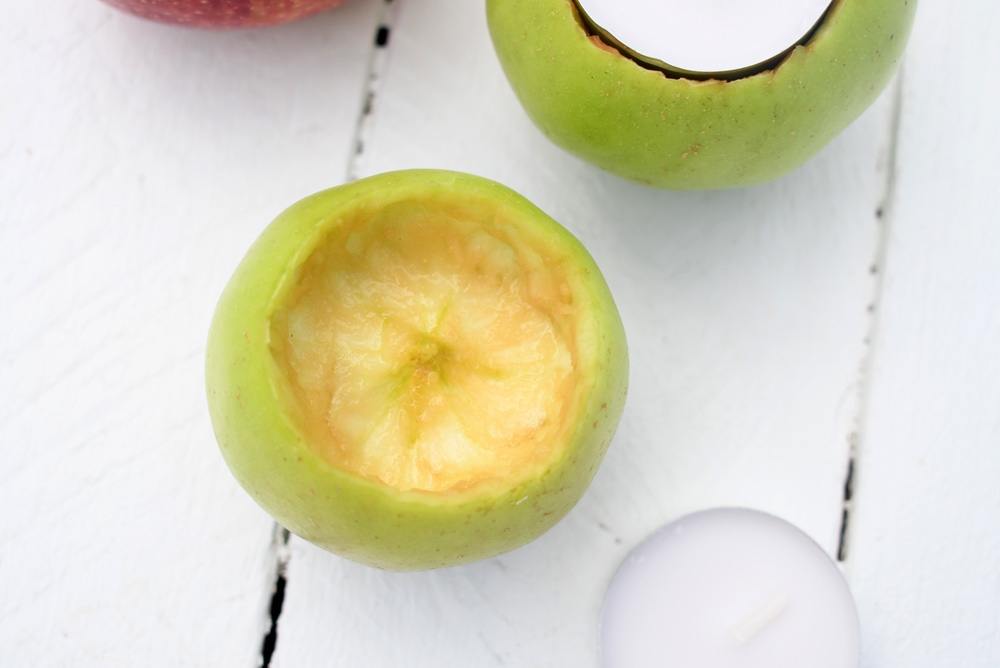 Easy DIY fresh apple candles for fall