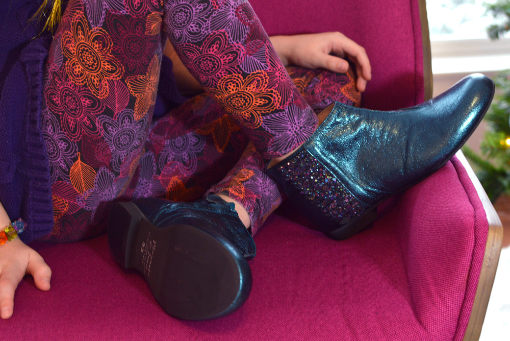 Manuela de Juan Soft Leather Sparkle Boots for girls - Mommy Scene