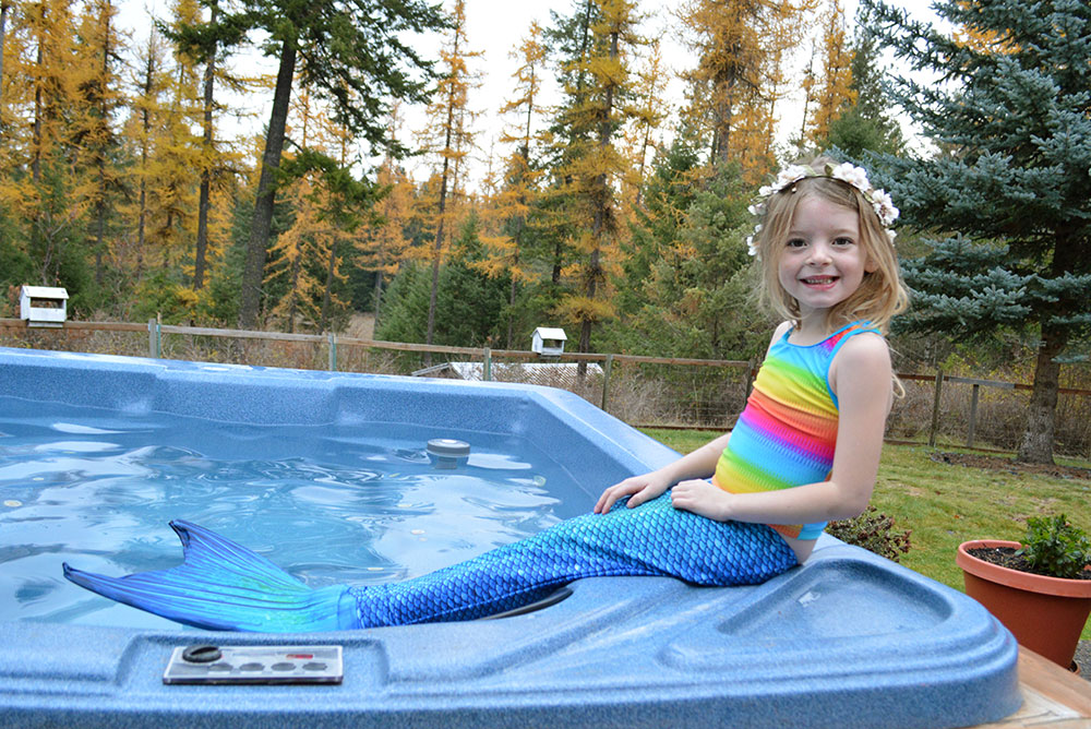 sun tail mermaid for kids swim gear