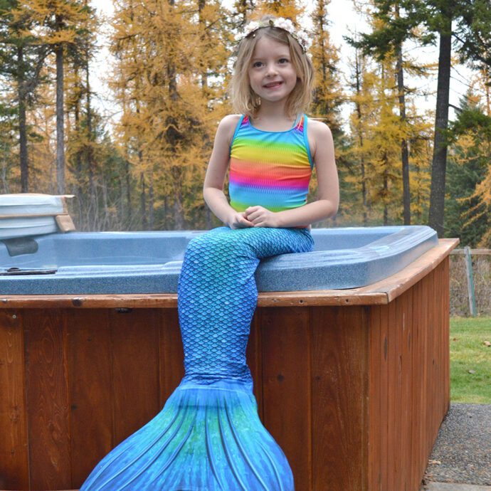 Teach Kids to Swim & Love Water with a Mermaid Tail