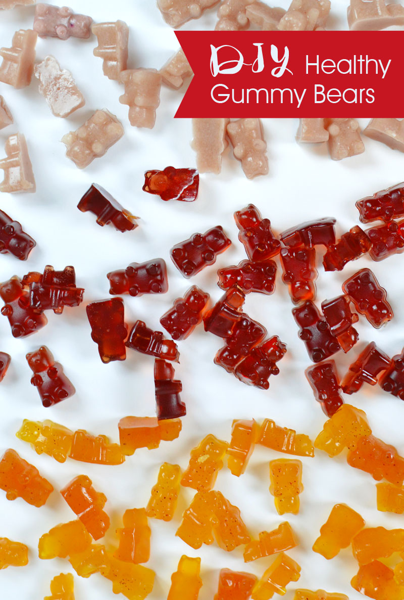 Easily make your own homemade healthy gummy bears