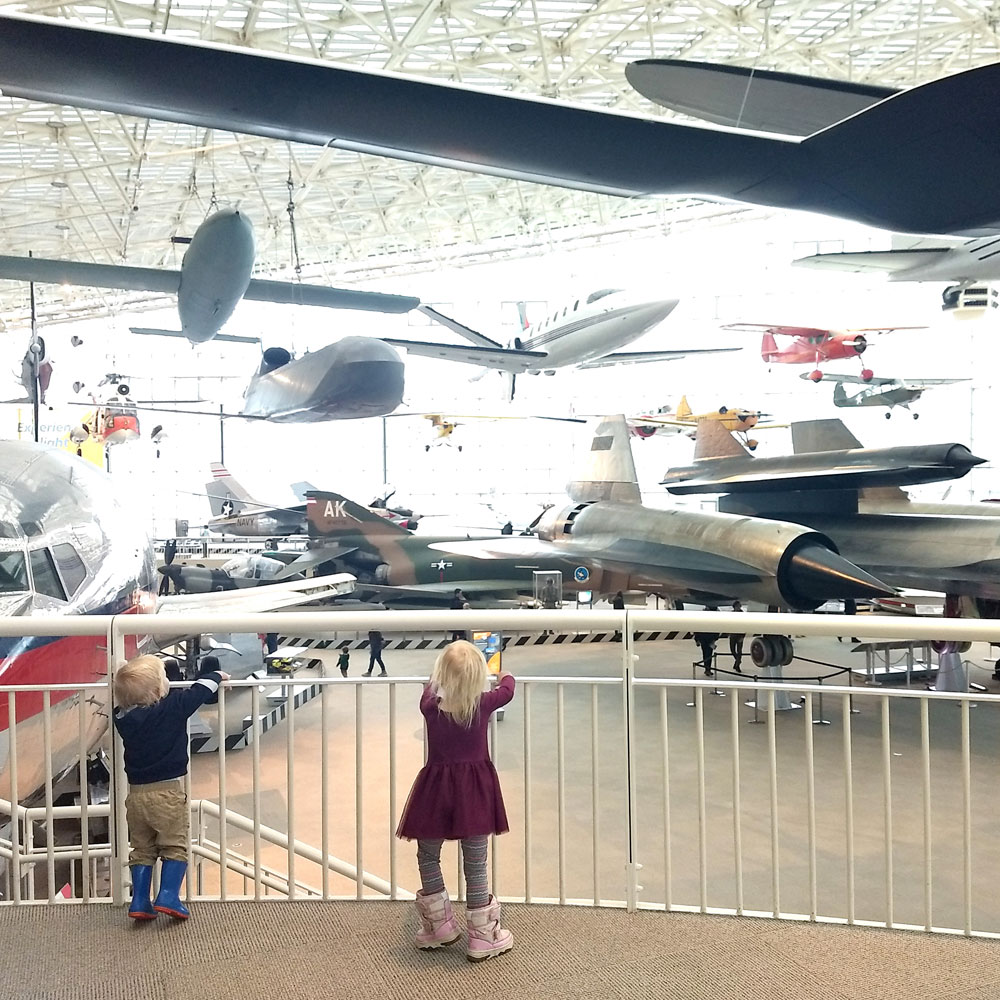 Seattle Museum of Flight Family Visit