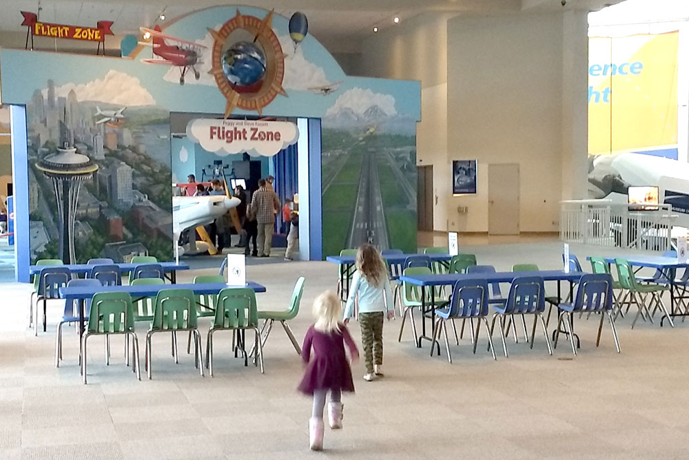 Seattle Museum of Flight Kids Flight Zone - Pacific Northwest family trip
