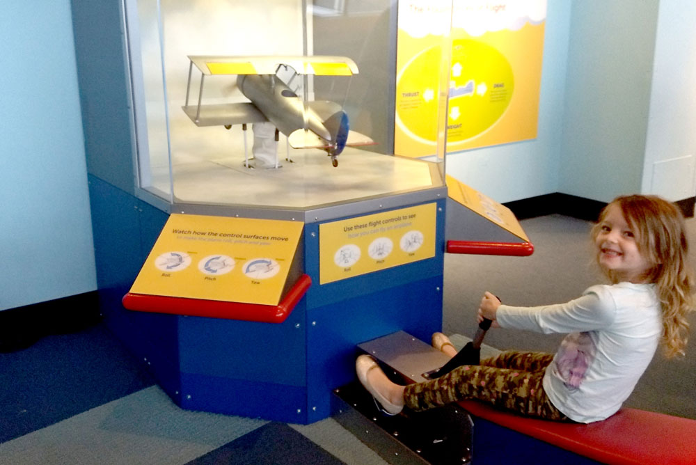 Seattle Museum of Flight Kids Activity Zone - Pacific Northwest family trip