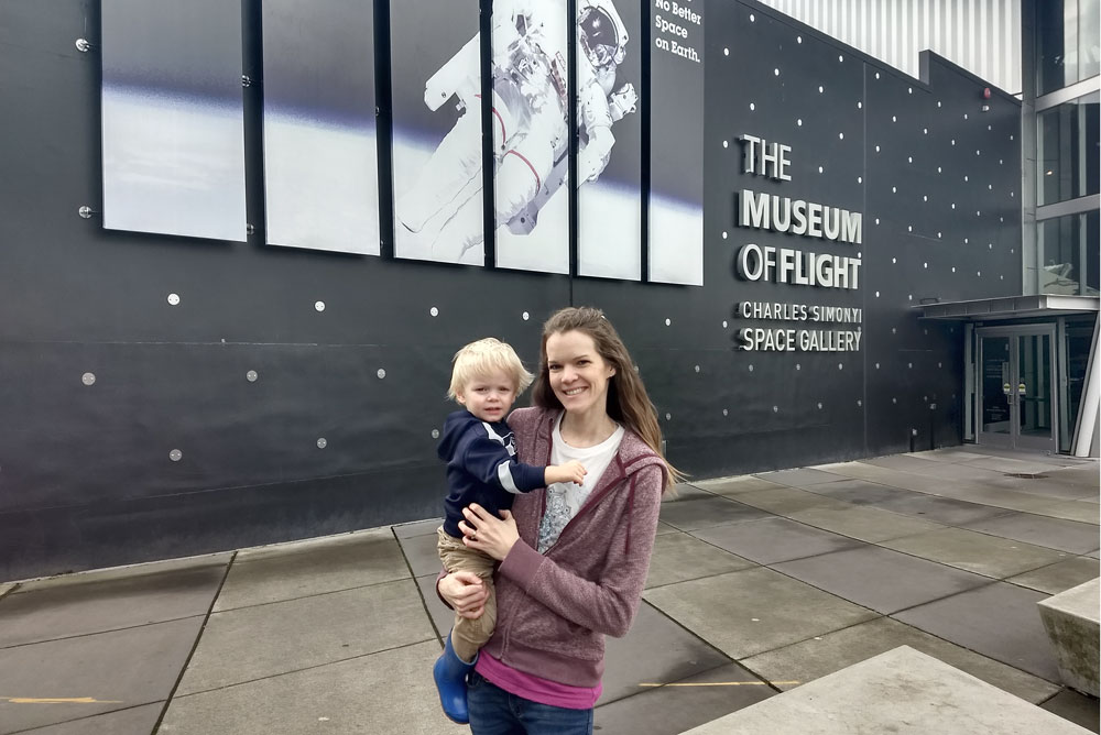 Seattle Museum of Flight Space Gallery - Pacific Northwest family trip