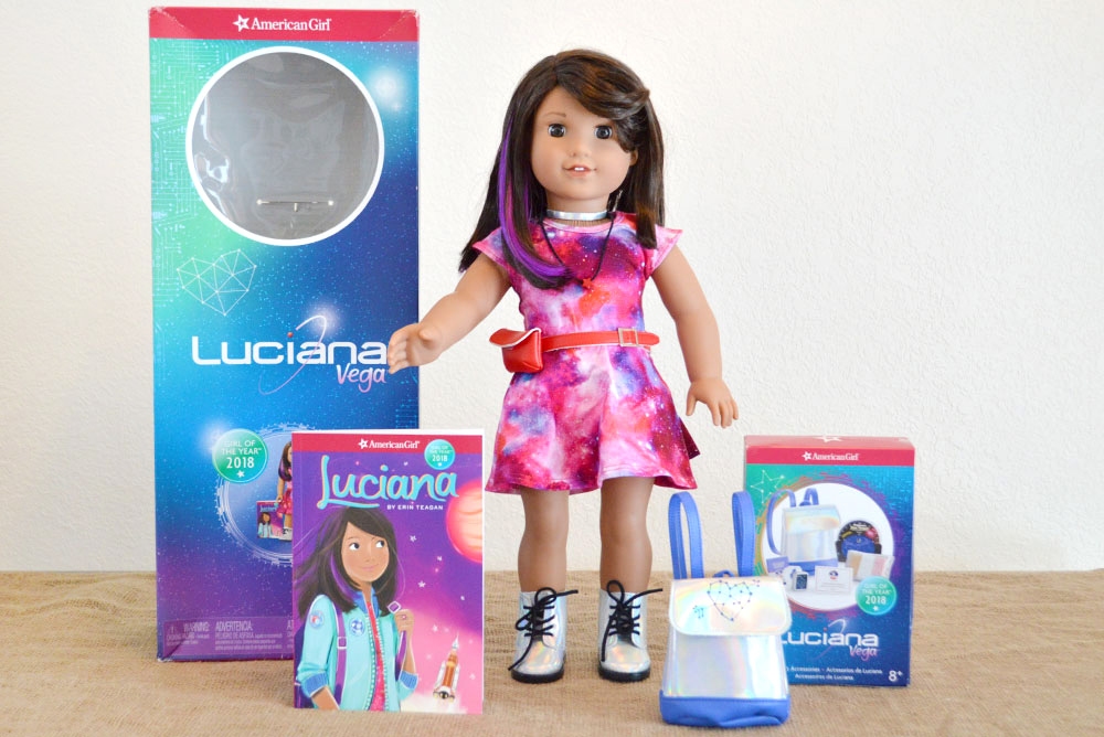 Luciana Vega American Girl Space doll and book set