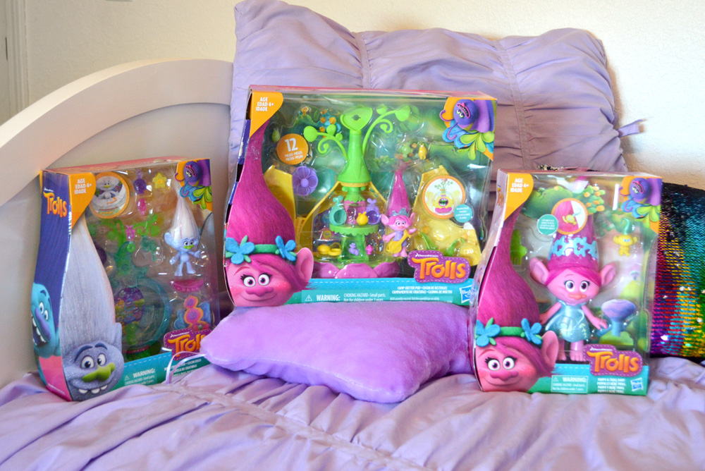 Trolls toy sets and Netflix animated show