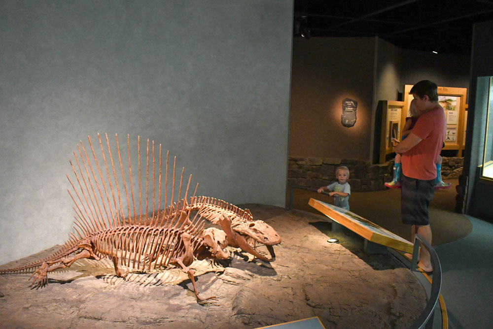 Denver Museum of Nature and Science family visit Prehistoric Journey exhibit